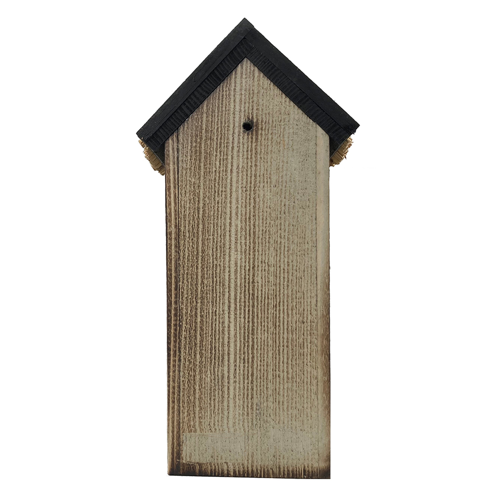 Geflammtem Holz mit schwarzem Dach & Stroh – Bild 4